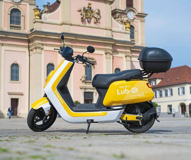 Die E-Motorroller (hier eine Aufnahme aus Ludwigsburg) werden auch in Kornwestheim genutzt.