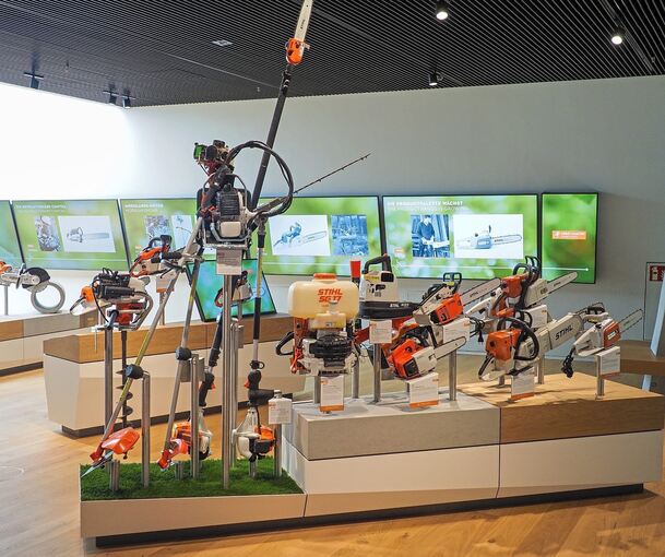 Markenwelt: Fast 100 Jahre Stihl auf einen Blick