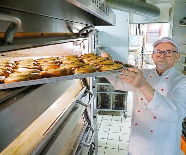 „Markgröningen weint“: Am 24. Februar öffnet Karl Schmid zum letzten Mal seine Bäckerei in der Altstadt. Fotos: Holm Wolschendorf