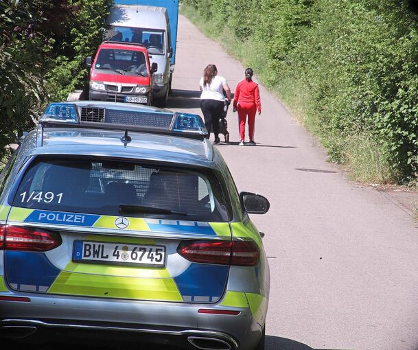 Die Polizei zeigt verstärkte Präsenz im Stadtteil Kleinglattbach.