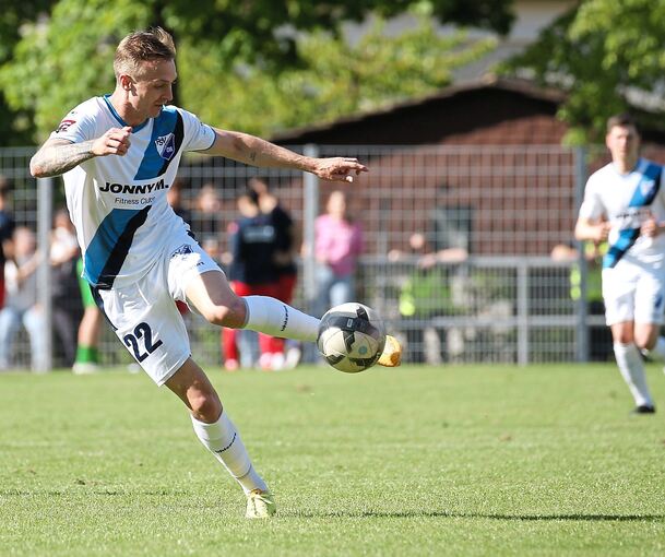 Trotz zurückliegender Nierlage ist Alexander Götz optimitisch. Foto: Baumann