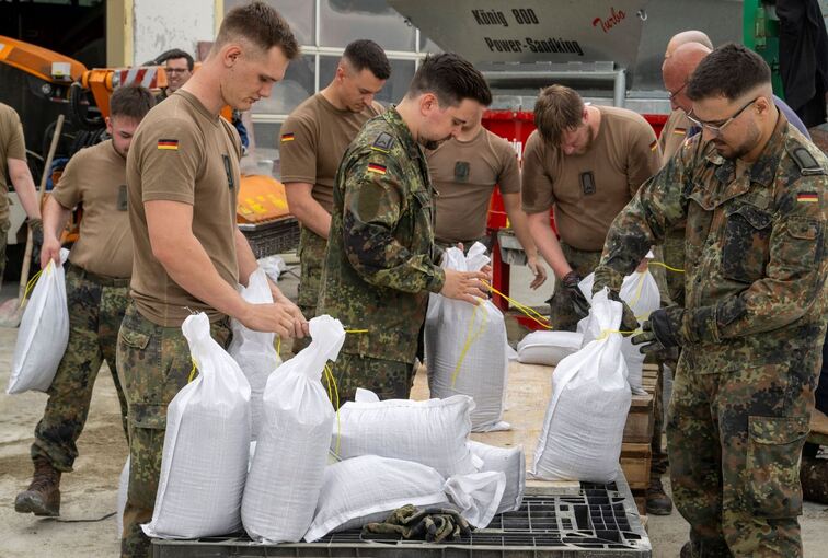 Bundeswehr hilft in Bayern