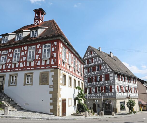 Das Rathaus von Kirchberg.