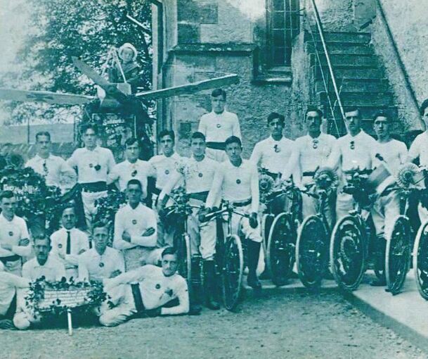 Der Besigheimer Radsportverein bei seiner Gründung im Jahr 1924. Foto_ privat