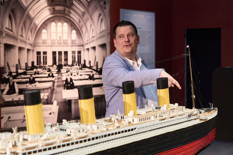 Malte Fiebing-Petersen, Vorsitzender der Deutschen Titanic-Vereins.