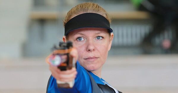 Vorzeigeschützin, Anführerin und eingefleischte Ludwigsburgerin: Julia Hlousek. Foto: Baumann Vorzeigeschützin, Anführerin und eingefleischte Ludwigsburgerin: Julia Hlousek.