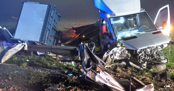 Ein Bild der Verwüstung. Ein Bild der Verwüstung.