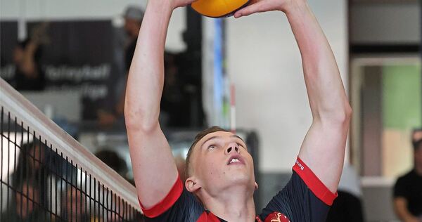 Finnischer MTV-Zuspieler: Tomi Saarinen. Foto: Baumann Finnischer MTV-Zuspieler: Tomi Saarinen.