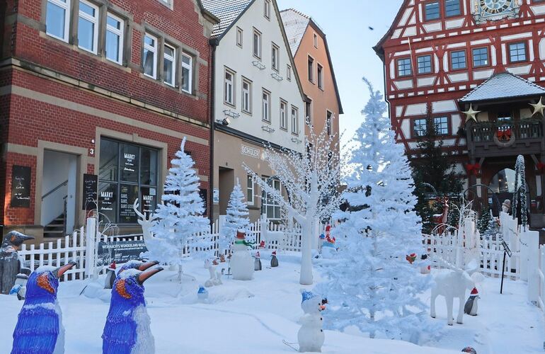 So sah das Weihnachtswunderland zu Beginn der Woche noch aus. Jetzt beginnen die Abbauarbeiten. So sah das Weihnachtswunderland zu Beginn der Woche noch aus. Jetzt beginnen die Abbauarbeiten.