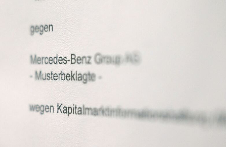 Kapitalanleger-Musterverfahren gegen Mercedes-Benz Group Kapitalanleger-Musterverfahren gegen Mercedes-Benz Group