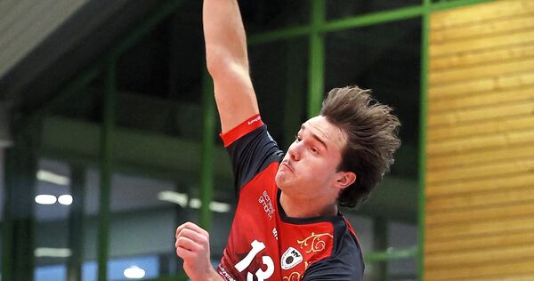 Neu im Team der Barock Volleys: der Norweger Adrian Mol. Foto: Baumann Neu im Team der Barock Volleys: der Norweger Adrian Mol.