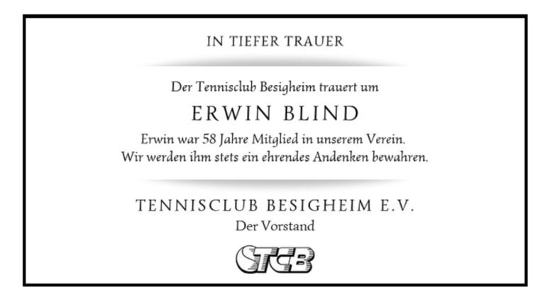 1656812(1-1)/Tennisclub Besigheim e.V.