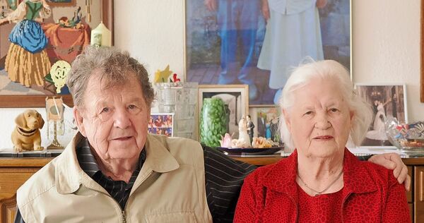 Seit 65 Jahren ein Paar: Emilia und Artur Koch. Seit 65 Jahren ein Paar: Emilia und Artur Koch.