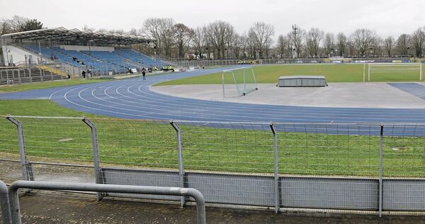 Die Heimspielstätte des SGV Freiberg ab 1. Juli: das Heilbronner Frankenstadion. Screenreader