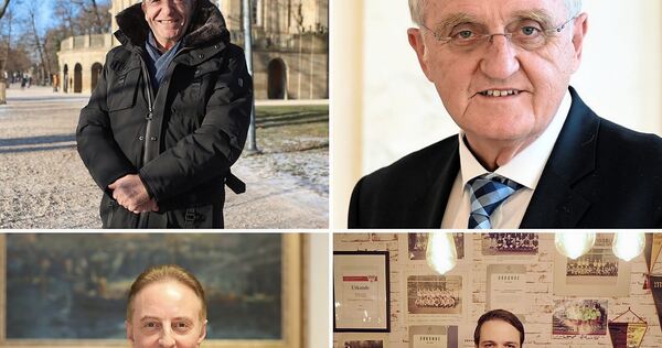 Die Kreisvorsitzenden (im Uhrzeigersinn) Christoforos Tsoulopoulos (AfD), Rainer Wieland (CDU), Lars Schweizer (Grüne) und Macit Die Kreisvorsitzenden (im Uhrzeigersinn) Christoforos Tsoulopoulos (AfD), Rainer Wieland (CDU), Lars Schweizer (Grüne) und Macit Karaahmetoglu (SPD) äußern sich zum Wahlergebnis.