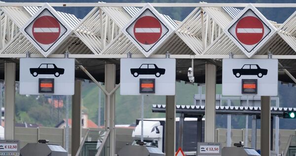 Vor der Sperrung der Brennerautobahn Vor der Sperrung der Brennerautobahn