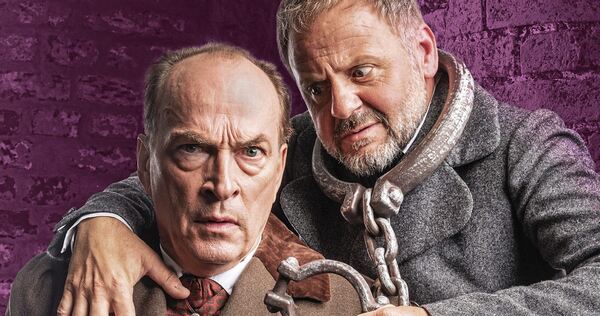 Präsentieren Charles Dickens‘ Klassiker „Die Weihnachtsgeschichte“ als „musikalisches Bühnenmärchen“: die TV- und Schauspielgröß Präsentieren Charles Dickens‘ Klassiker „Die Weihnachtsgeschichte“ als „musikalisches Bühnenmärchen“: die TV- und Schauspielgrößen Samuel Finzi (rechts) und Herbert Knaup.