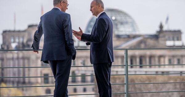 Bundeskanzler Merz und der irische Regierungschef Bundeskanzler Merz und der irische Regierungschef