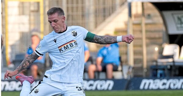Auf Anhieb Führungsspieler beim SV Sandhausen: der langjährige Freiberger Marco Kehl-Gomez. Screenreader