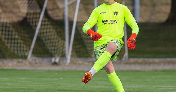Noch ohne Gegentor: SGV-Keeper Benedikt Grawe. Noch ohne Gegentor: SGV-Keeper Benedikt Grawe.