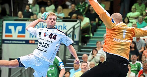 Matchwinner im Anflug: Mathias Larson macht ein starkes Spiel. Matchwinner im Anflug: Mathias Larson macht ein starkes Spiel.