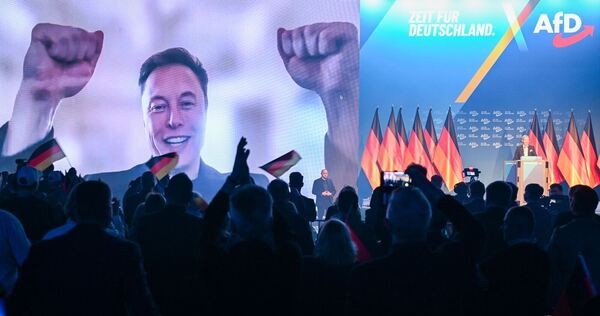 Elon Musk im Wahlkampf der AfD Elon Musk im Wahlkampf der AfD