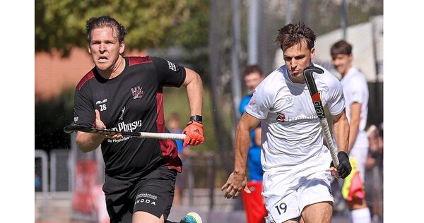 Mit vollem Einsatz für den HCL im Derby: Lukas Schurig (links). sc