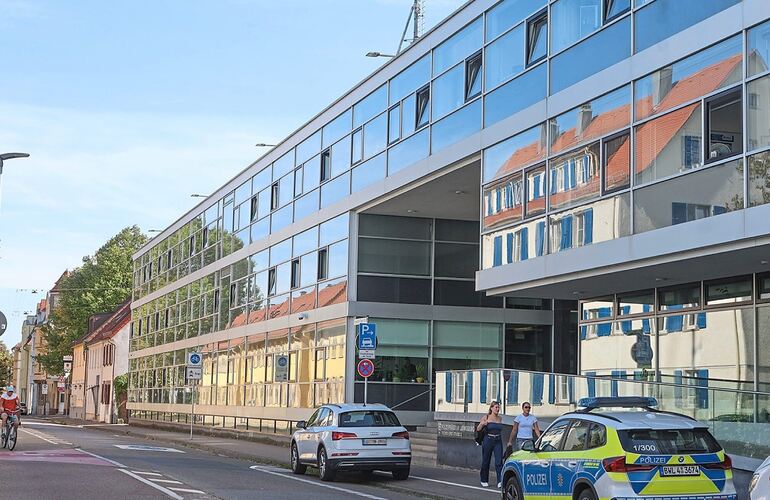 In Misskredit gekommen: das Polizeipräsidium Ludwigsburg. In Misskredit gekommen: das Polizeipräsidium Ludwigsburg.
