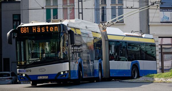 Oberleitungsbus in Solingen Oberleitungsbus in Solingen