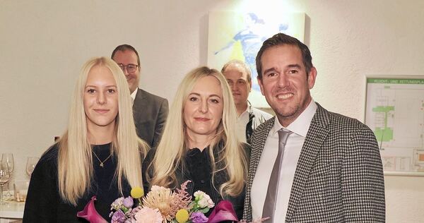 Boris Seitz mit Ehefrau Corinna und Tochter Rubi. Boris Seitz mit Ehefrau Corinna und Tochter Rubi.