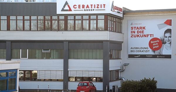 Blick auf das Ceratizit-Gebäude. Blick auf das Ceratizit-Gebäude.
