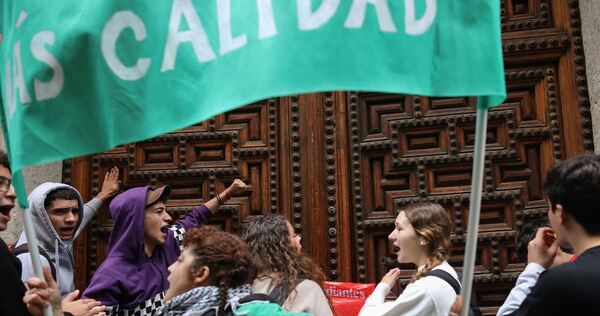 Proteste in Madrid Proteste in Madrid