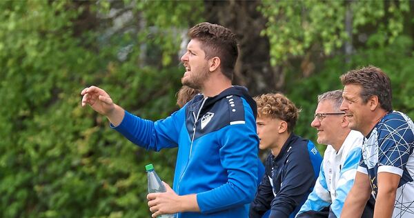 Münchingens Coach Niklas Traub. Münchingens Coach Niklas Traub.