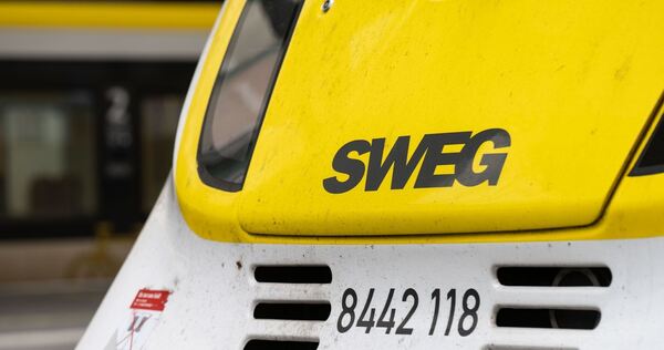 Zug des Bahnunternehmens SWEG Zug des Bahnunternehmens SWEG